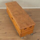 Vaulting Box as Bench  and Shoe Cabinet