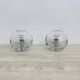 Pair of Nachtmann Leuchten design sphere crystal table lamps, 1970s
