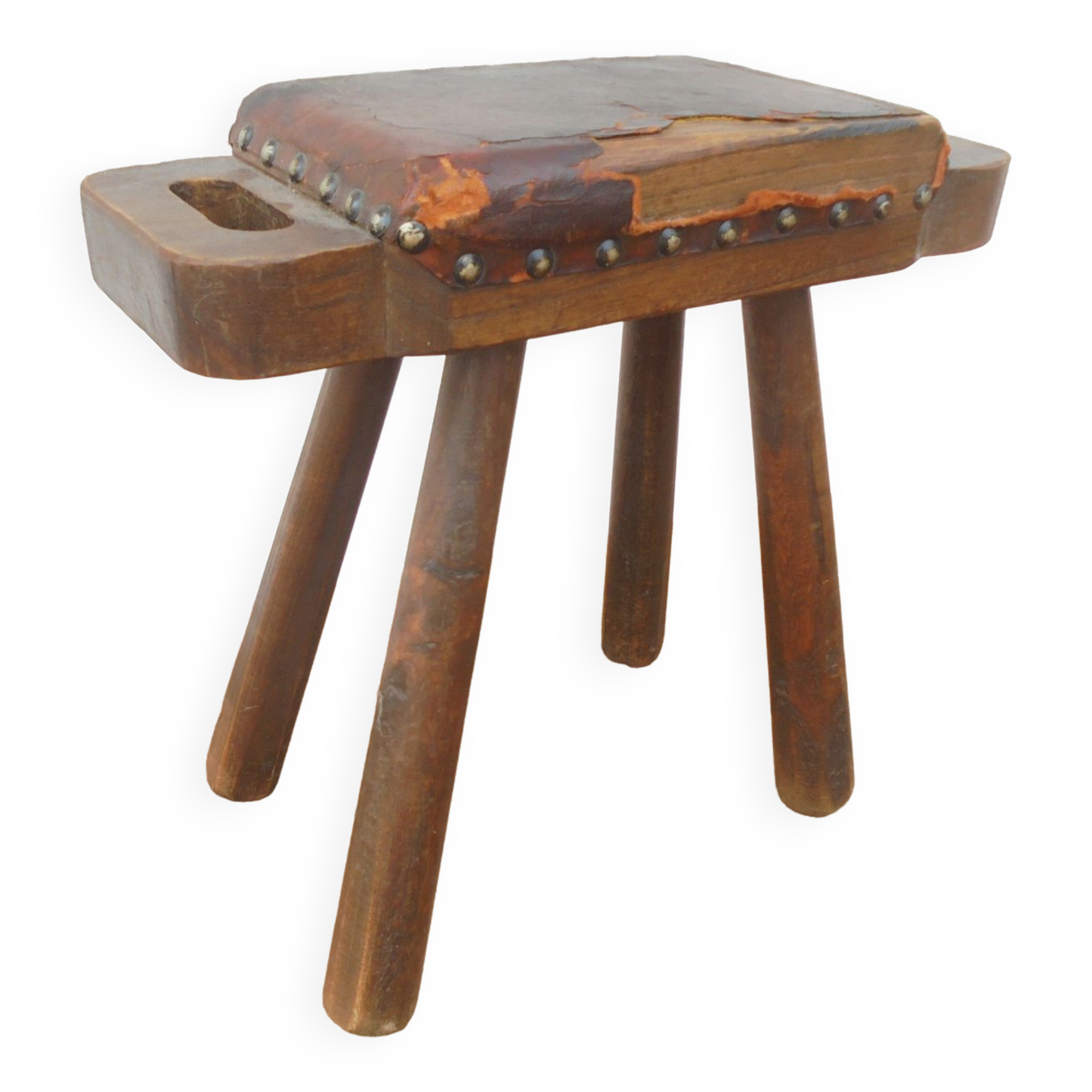 Old wooden stool