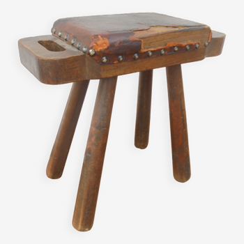 Old wooden stool