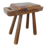Old wooden stool