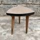 Triangular pedestal table 1950