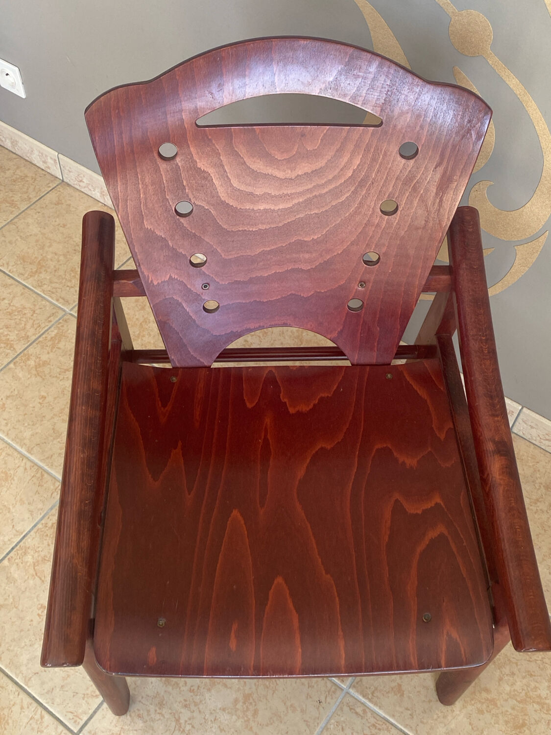 Scandinavian-style armchair
