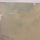 Old painting, snow landscape signed Salanon, mid-20th century