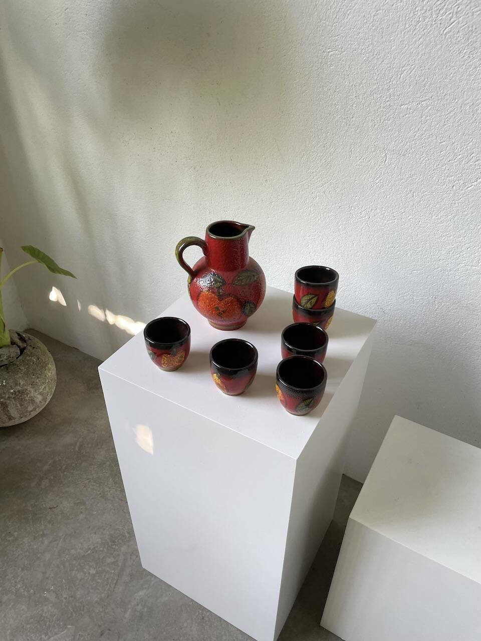 Scheurich German ceramic lemonade set