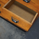 German apothecary cabinet in oak, mid-twentieth century