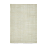 Handmade turkish contemporary 1980s 237 cm x 340 cm beige hemp kilim carpet