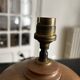 solid wood lamp from the 1960s