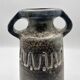 Heissner Keramik vase in grey ceramic, East Germany 1960