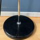 Mid-century floor lamp with two black/chrome spotlights