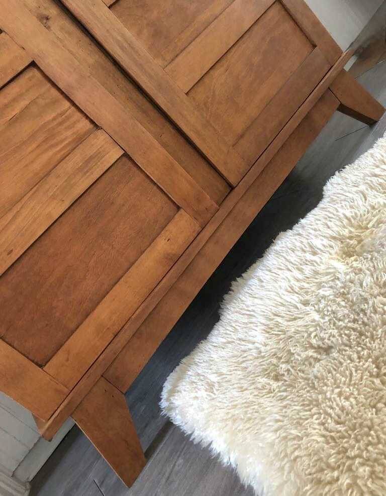 Vintage René Gabriel wardrobe, old furniture known as disaster victims