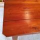 Cherry farm table of the nineteenth century spindle feet