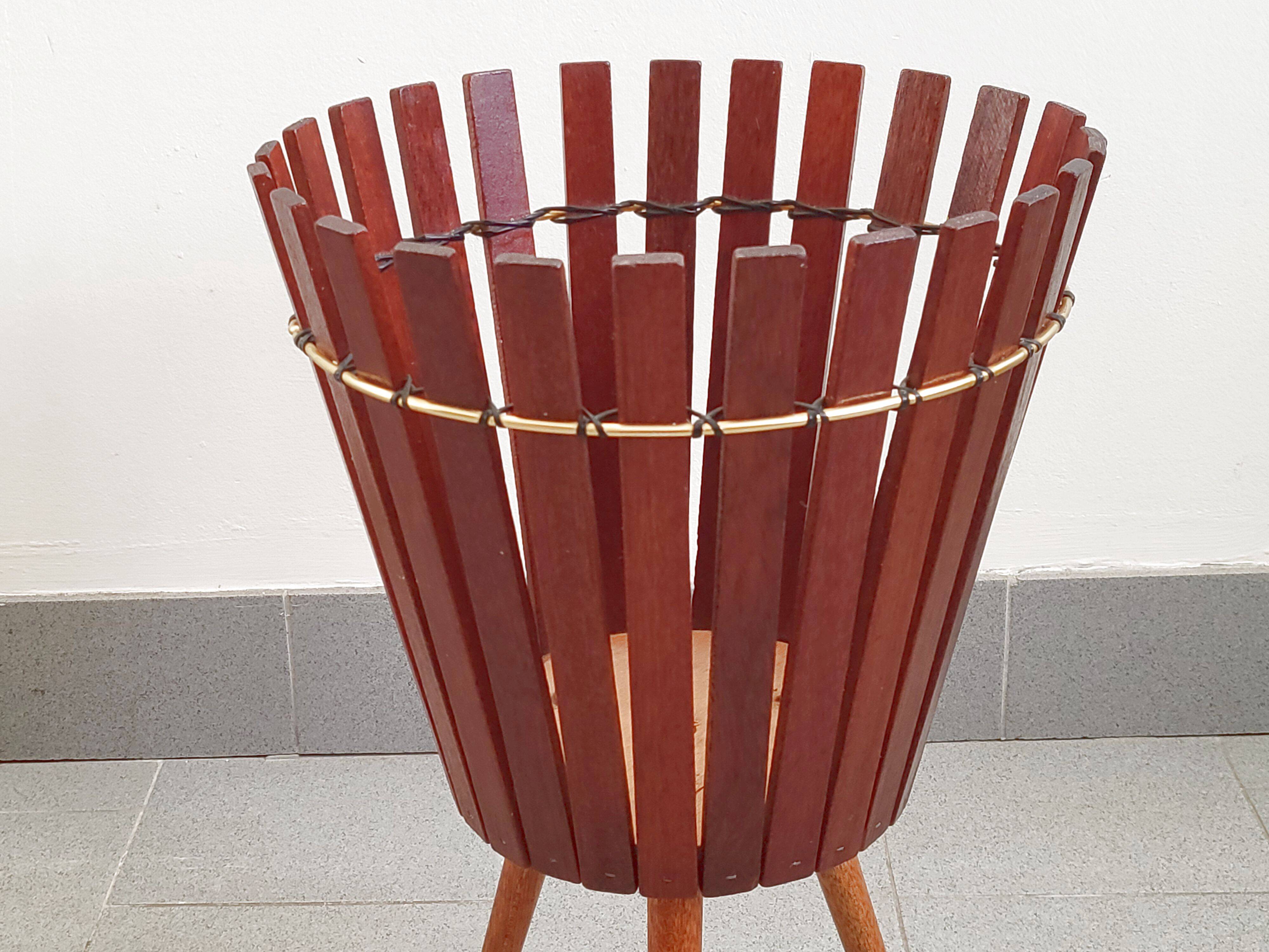 Porte-plantes vintage scandinave 1960