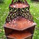 English mahogany neckline