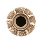 Louis Auguste Dage, Art Deco unique ceramic vase, France 1930