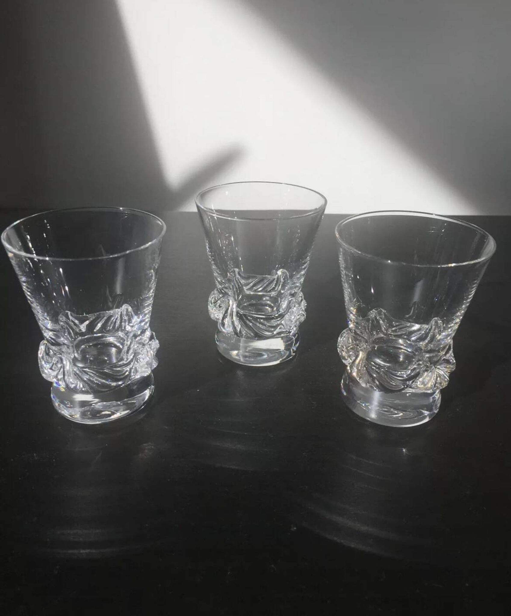 Daum france crystal glass, sorcy model