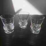 Verre en cristal daum france modèle sorcy