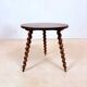 Table d’appoint ancienne auc pieds tournés