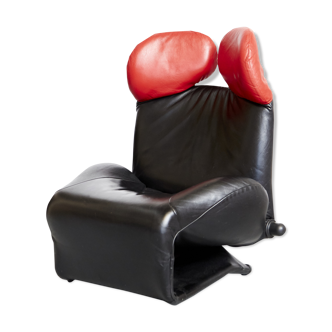 Fauteuil Wink par Toshiyuki Kita pour Cassina, 1980