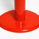 Two large limited abstract metal floor sculptures in red