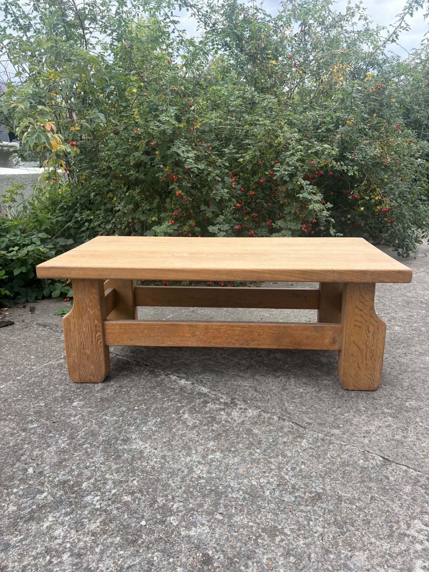 Wooden coffee table