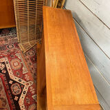 Vintage TV side stand with compass legs ep 60