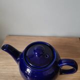 Vintage blue ceramic teapot from Sevres Price & Kesington