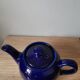 Vintage blue ceramic teapot from Sevres Price & Kesington