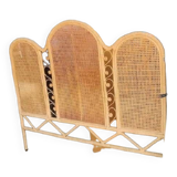 Rattan cane headboard