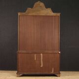 Elegant 20th Century Dutch Inlaid Display Cabinet