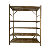 Bamboo shelf bookcase