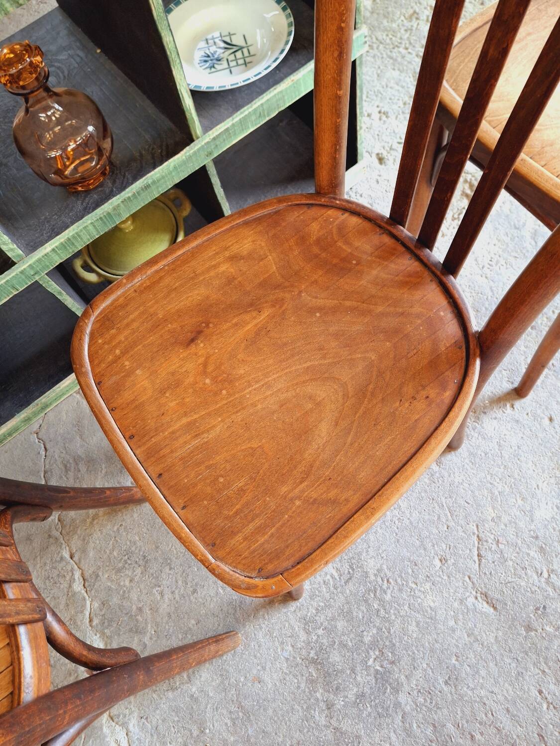 Old bistro chairs