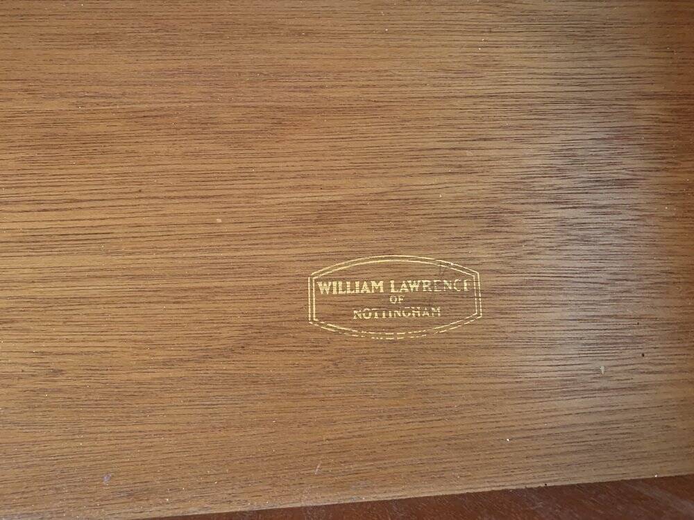 Mid-Century chest of drawers in brown teak with 6 drawers, tall model from the 1960s.