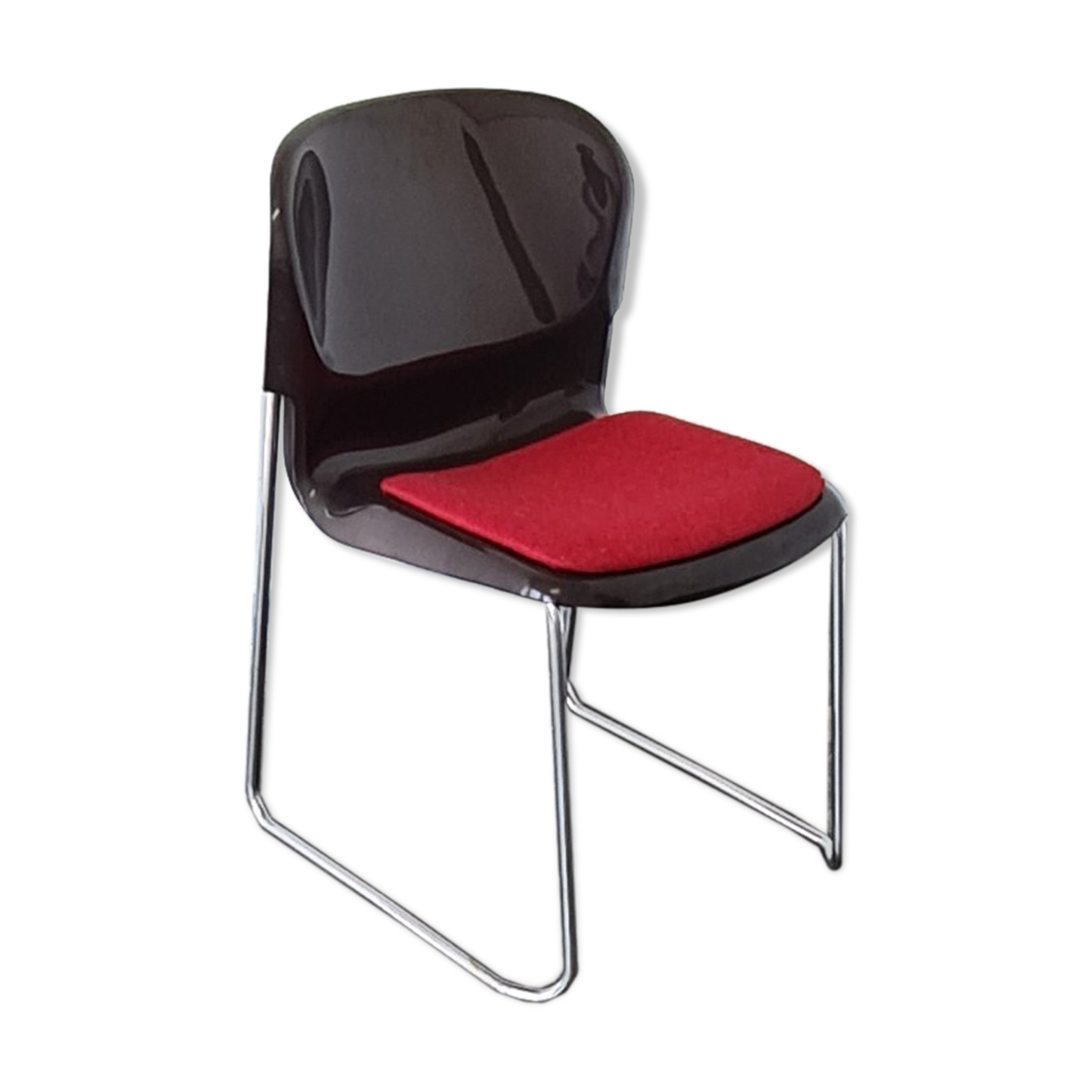 Vintage stacking chair by Gerd Lange for Drabert West Germany model SM 400K