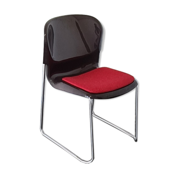 Vintage stacking chair by Gerd Lange for Drabert West Germany model SM 400K