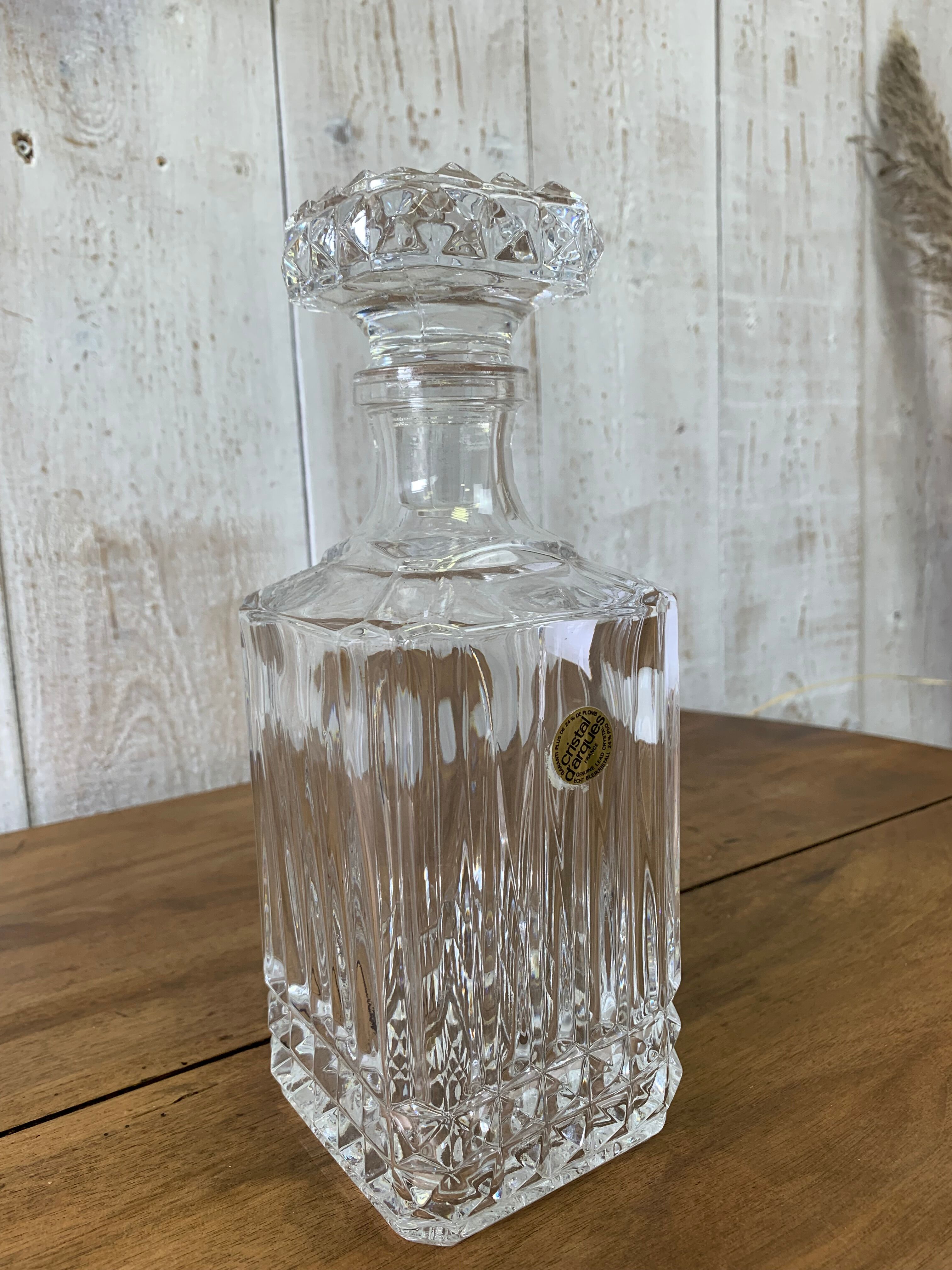 Crystal whisky decanter
