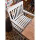 White wooden chair