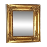 Frame and mirror circa 1830 47x41x6.5 cm gilded stucco wood SB618