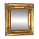 Frame and mirror circa 1830 47x41x6.5 cm gilded stucco wood SB618