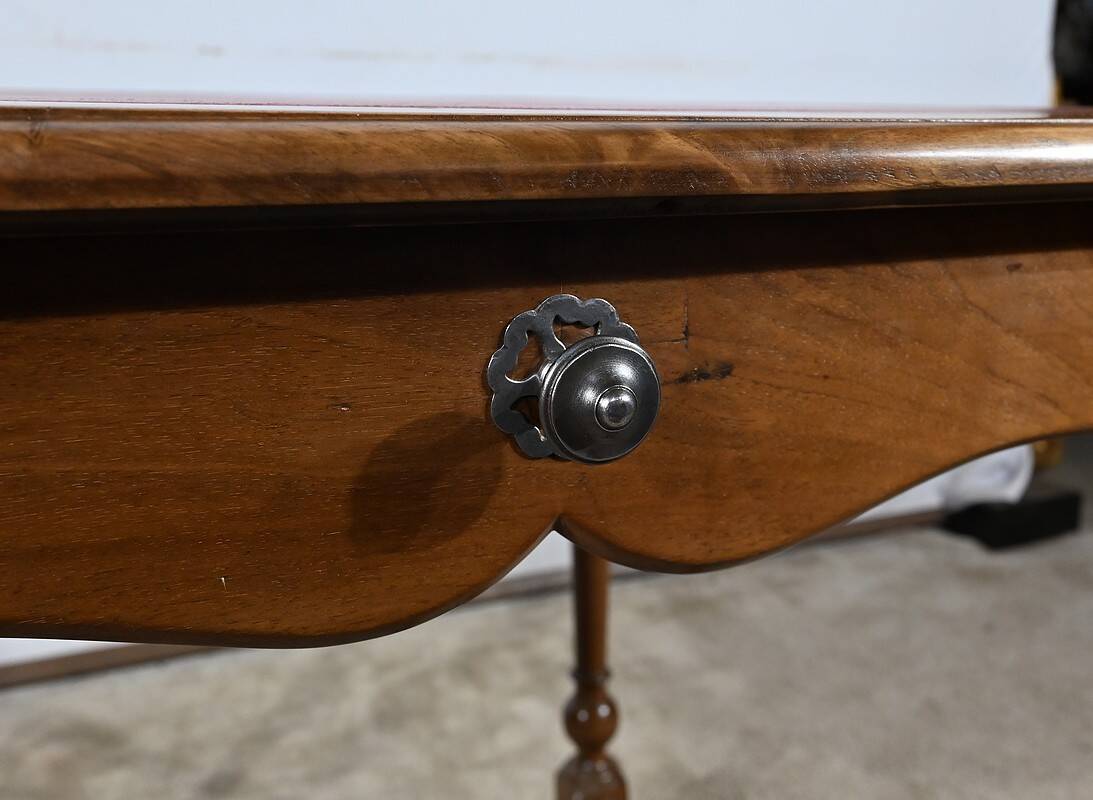 Small Solid Walnut Table, Louis XIII / Louis XIV style – Early 19th century
