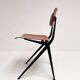 Set of 4 school chairs by Ynske Kooistra for Marko Holland, 1960s.