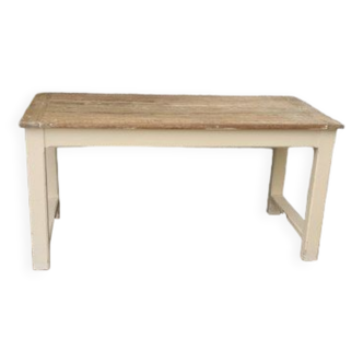 Solid oak farmhouse table