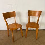 Pair of wooden chairs