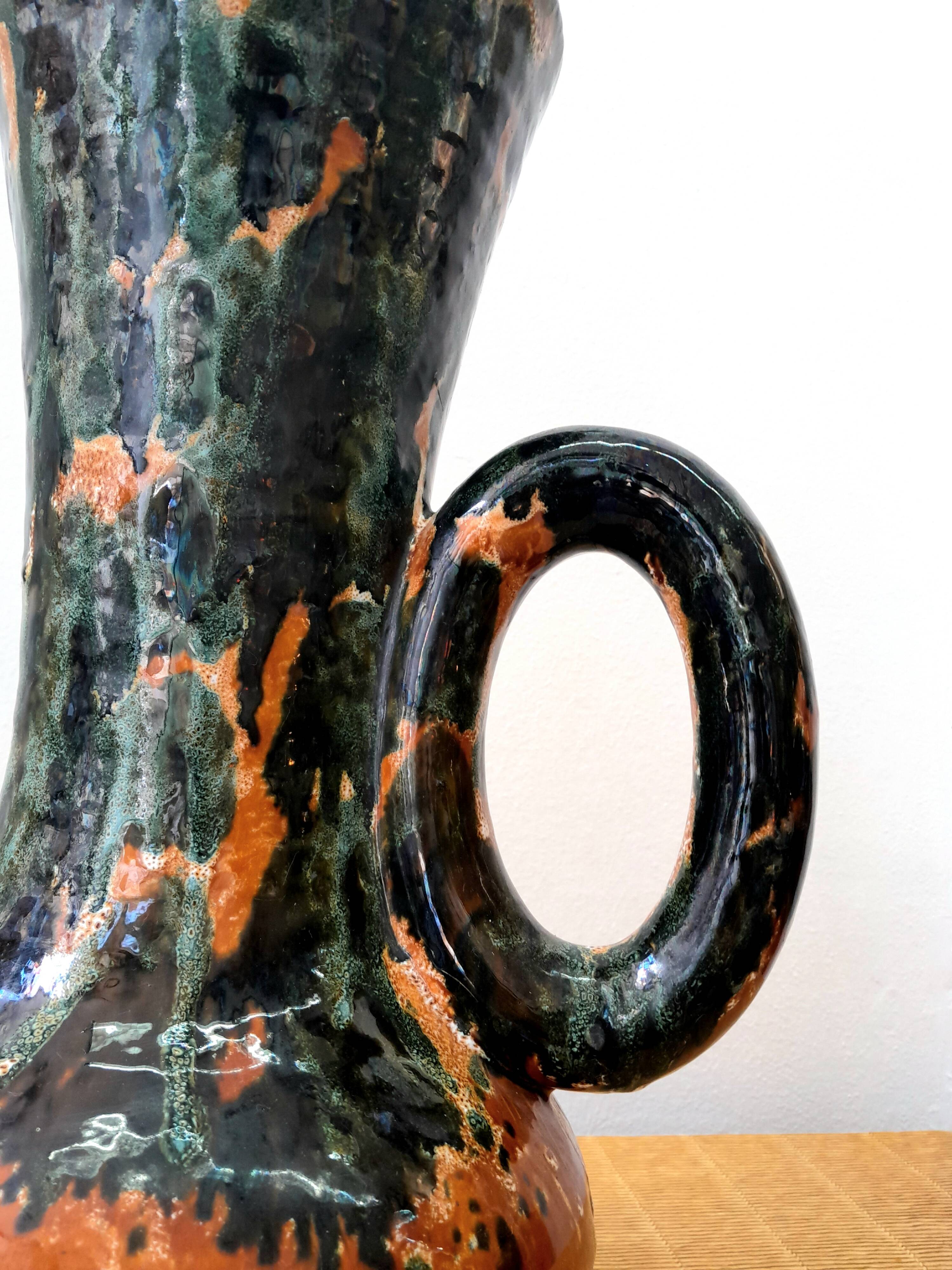 XXL vintage ceramic vase 1960