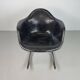 Fauteuil à bascule RAR Eames Herman Miller des années 1950 en noir