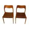 Set of 2 chairs "Model 71", Niels O Møller, Denmark, 1960