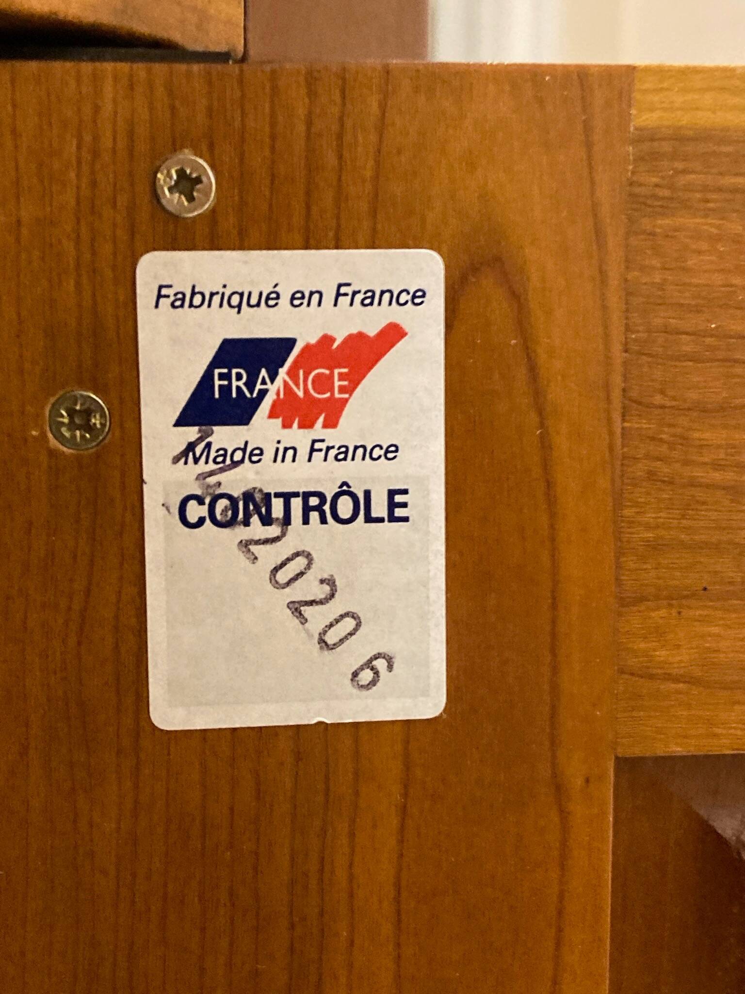 Cherry support furniture made in France