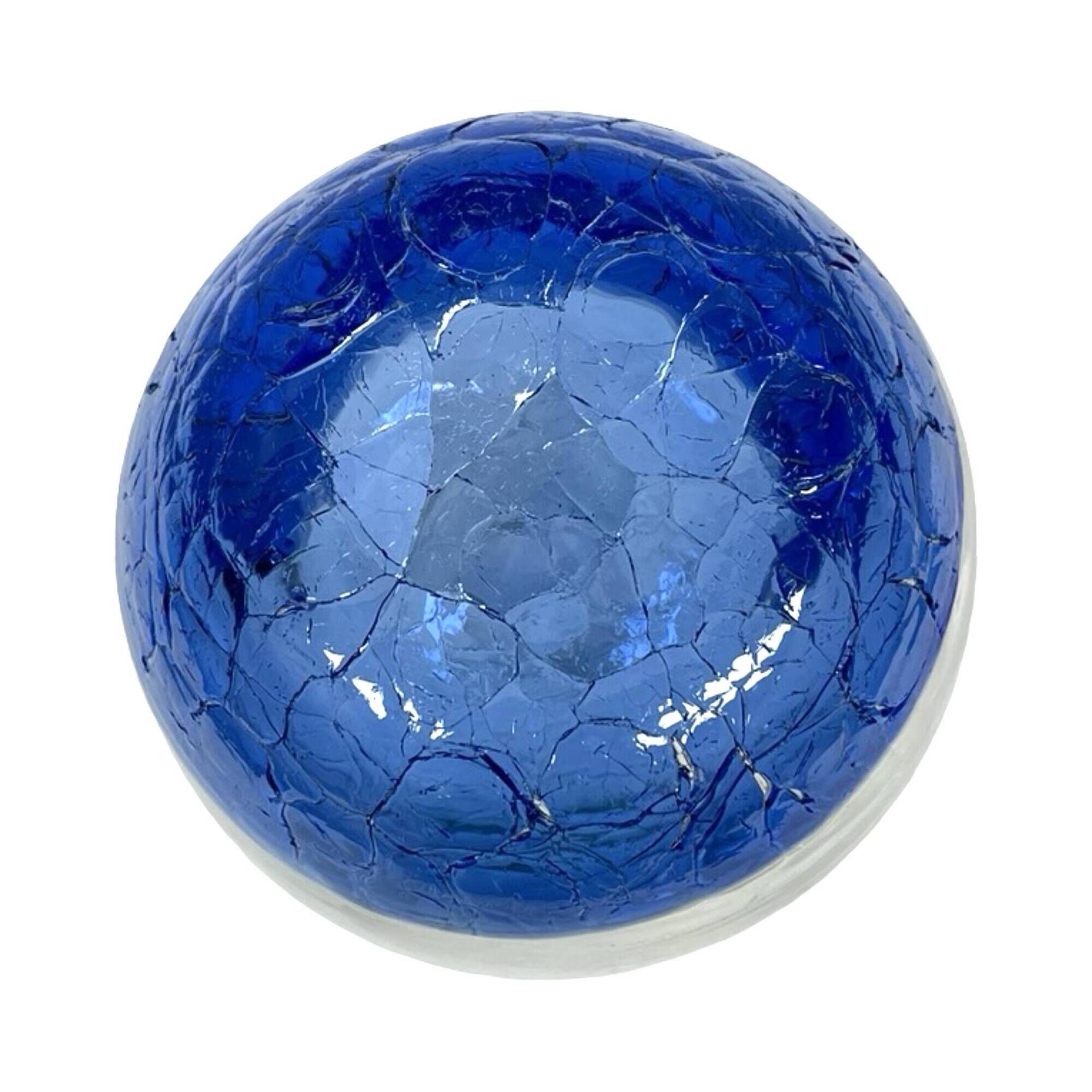 "Flirt" Glass Vase by R&B Ritzenhoff Breker – Cobalt Crackle Glass – 1990s