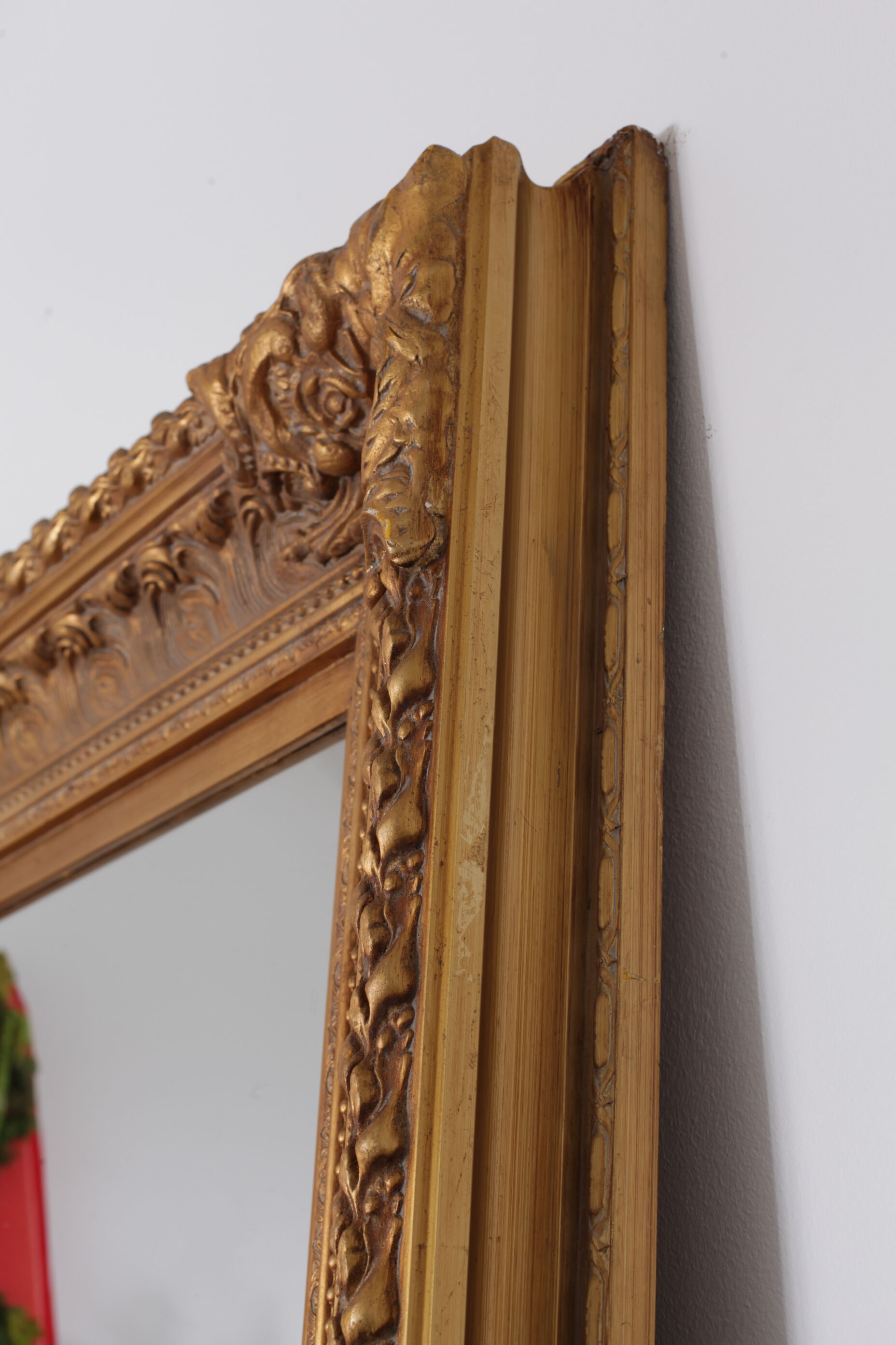 Old gilded mirror