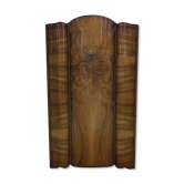 Wardrobe English art deco wardrobe in walnut magnifying glass
